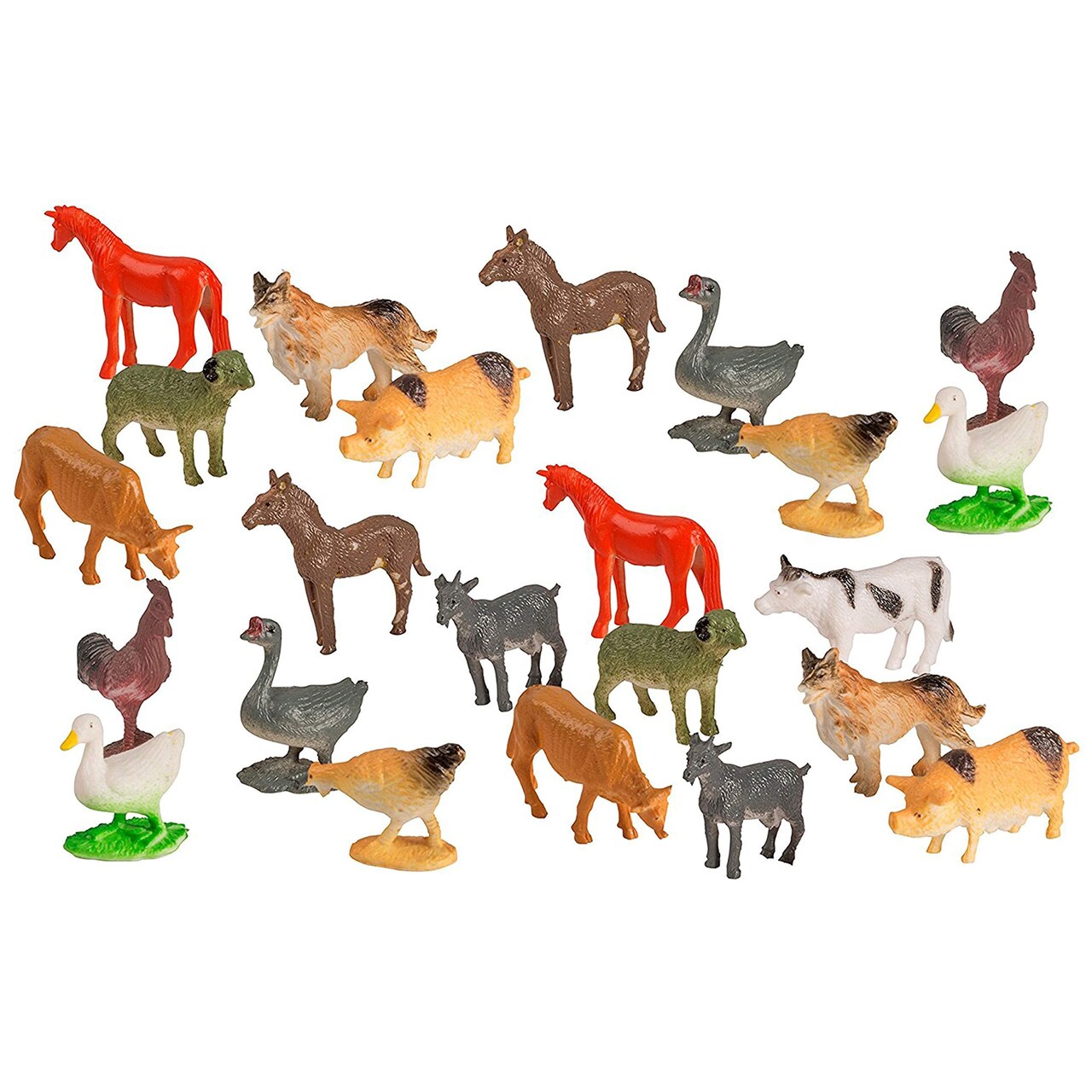 Small plastic farm animal toys hotsell